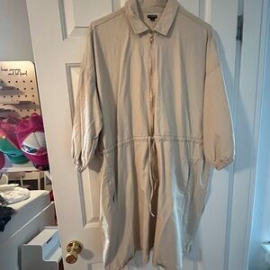 J. Crew Tan Long Sleeve Dress